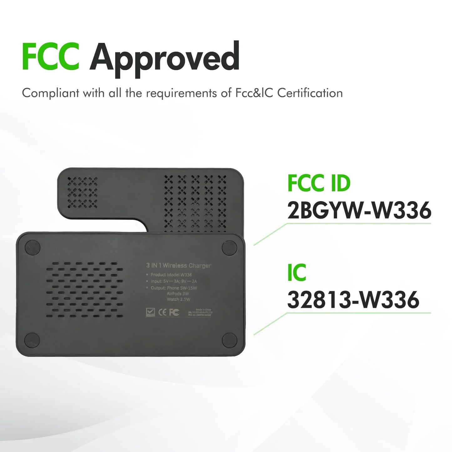 Charging Station,Wirelss Charger,Magnetic Charging Station Compatible with Iphone 17 16 15 14 13 12 11 Pro Max XS Xr,For Iwatch Series 9 8 7 6 5 4 3 2 Se,For Airpods 3 2 Pro - NovaGadget