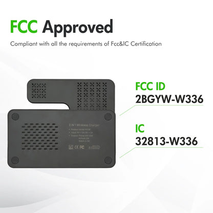 Charging Station,Wirelss Charger,Magnetic Charging Station Compatible with Iphone 17 16 15 14 13 12 11 Pro Max XS Xr,For Iwatch Series 9 8 7 6 5 4 3 2 Se,For Airpods 3 2 Pro - NovaGadget