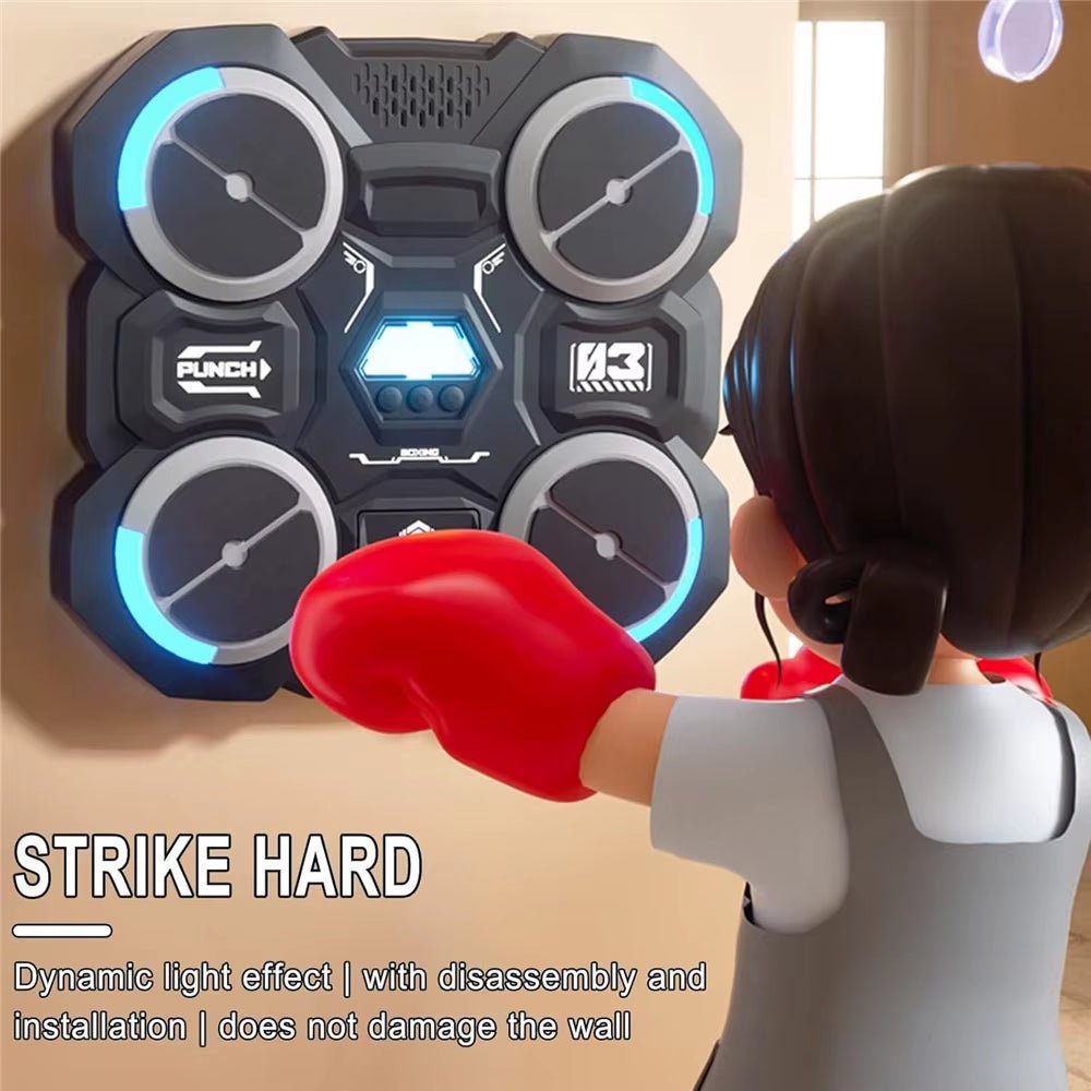 Music Boxing Machine Bluetooth - Compatible Music Boxing Machine Children'S Music Boxing Machine Smart Boxing Machine Wall Mounted - NovaGadget