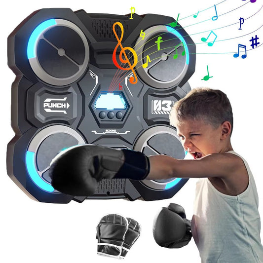 Music Boxing Machine Bluetooth - Compatible Music Boxing Machine Children'S Music Boxing Machine Smart Boxing Machine Wall Mounted - NovaGadget