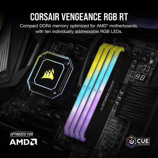 Vengeance RGB RT 32GB (2X16Gb) DDR4 3600 (PC4 - 28800) C18 1.35V Desktop Memory - NovaGadget